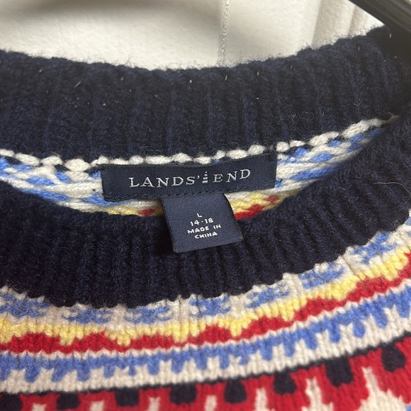 Lands End kids sweaters and matching dog sweater - Picture 3 of 11
